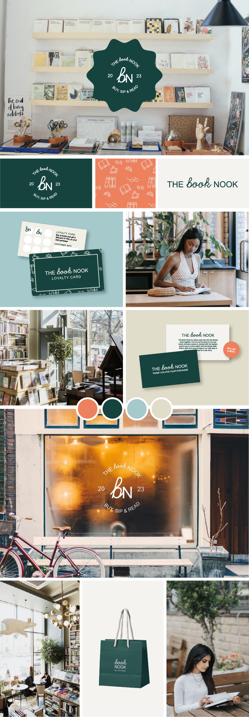 Book Nook branding overview