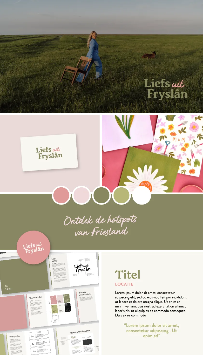 Liefs uit Fryslân branding overview