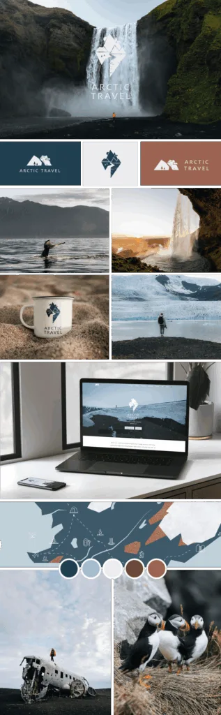 Arctic Travel branding, project van Travelbase