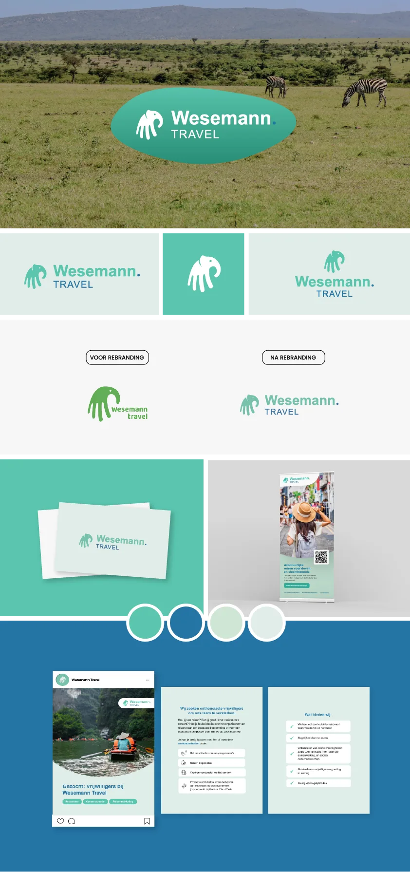 Wesemann Travel branding overview